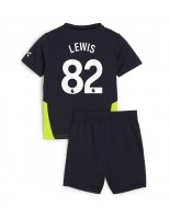 Manchester City Rico Lewis #82 Bortedraktsett Barn 2024-25 Korte ermer (+ bukser)